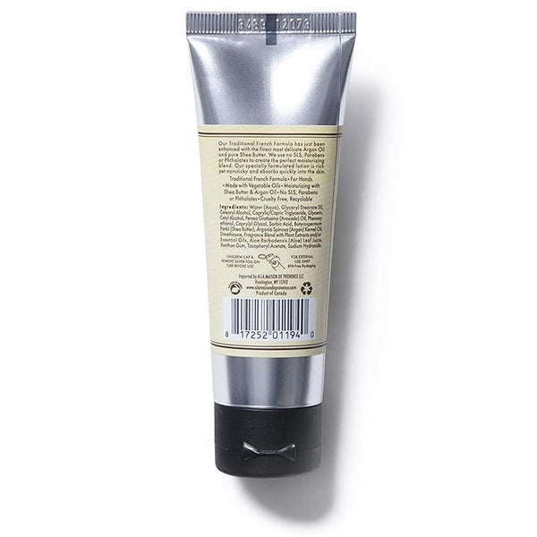 A LA MAISON De Provence Hand and Body Cream | Natural Moisturizing Lotion with Argan Oil and Shea Butter | Moisturizer for Dry Skin | Paraben and Phthalates Free | Sweet Almond Scent 1.7 Oz