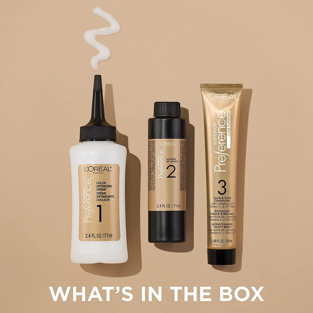 L'Oreal Paris Superior Preference Fade-Defying + Shine Permanent Hair Color Pack of 1 Dye