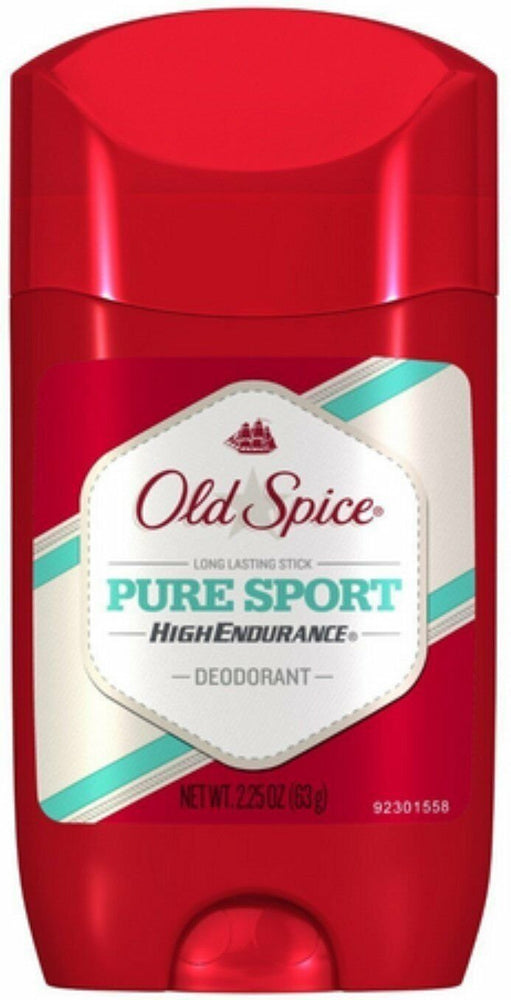 Old Spice, High Endurance Deodorant Solid, Pure Sport, 2.25 Oz