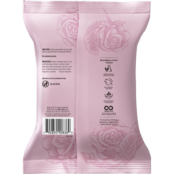 Burt's Bees Sensitive Facial Cleansing Towelettes with Cucumber and Mint