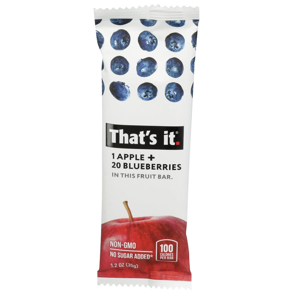 That's it, Apple + Blueberry Fruit Bar, 1.2 Ounce