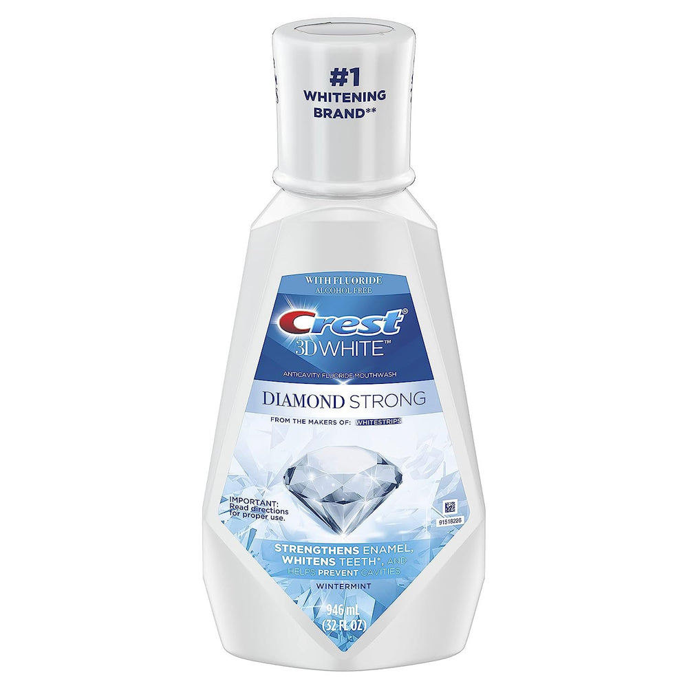 Crest 3D White Mint Mouthwash, 32 Fl Oz (Pack of 1)/Expiry 10/2024