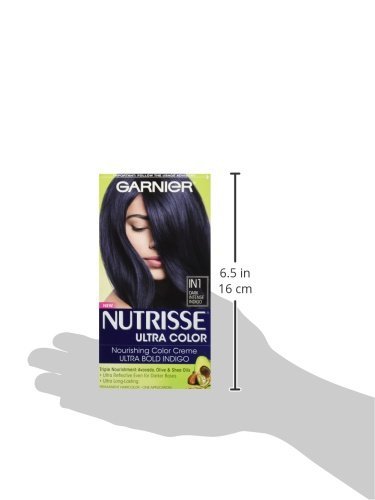 Garnier Hair Color Nutrisse Ultra Color Nourishing Creme, BR2 Dark Intense Burgundy (Passion Fruit) Red Permanent Hair Dye, 2 Count (Packaging May Vary)