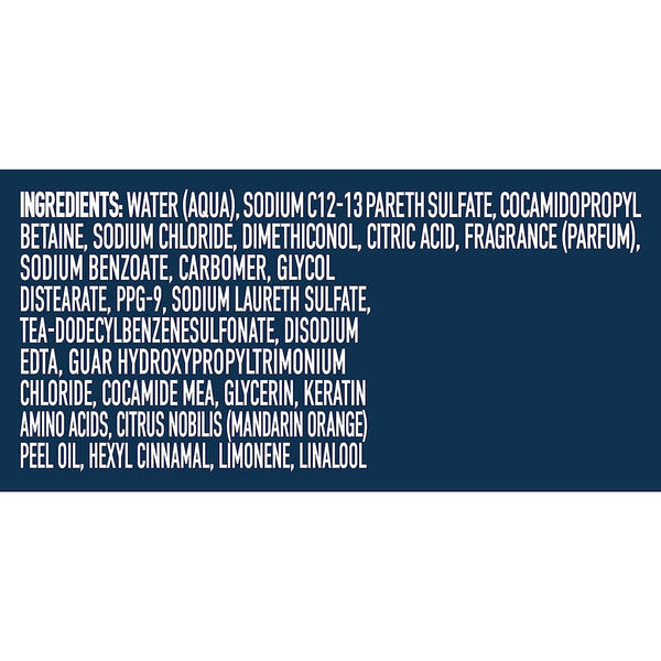 Suave 3-in-1 Shampoo Conditioner Body Wash for Gentle Cleansing and Conditioning Citrus Rush Mens Shampoo 3 in 1 Formula with Keratin and Glycerin 28 oz