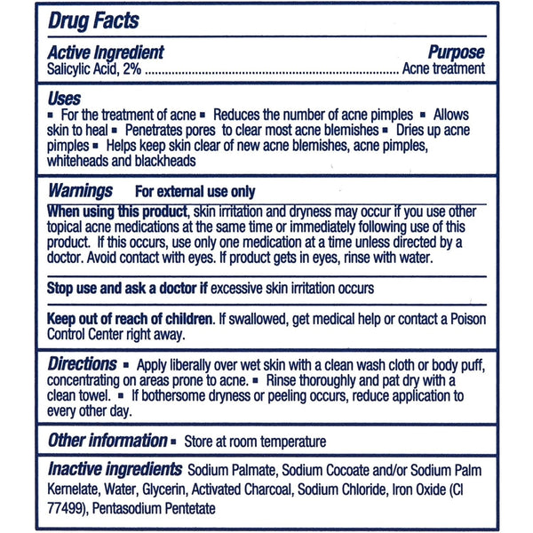 ASEPXIA with Activated Charcoal Purifying Effect Acne Treatment Bar Soap with Salicylic Acid, 4 Ounce