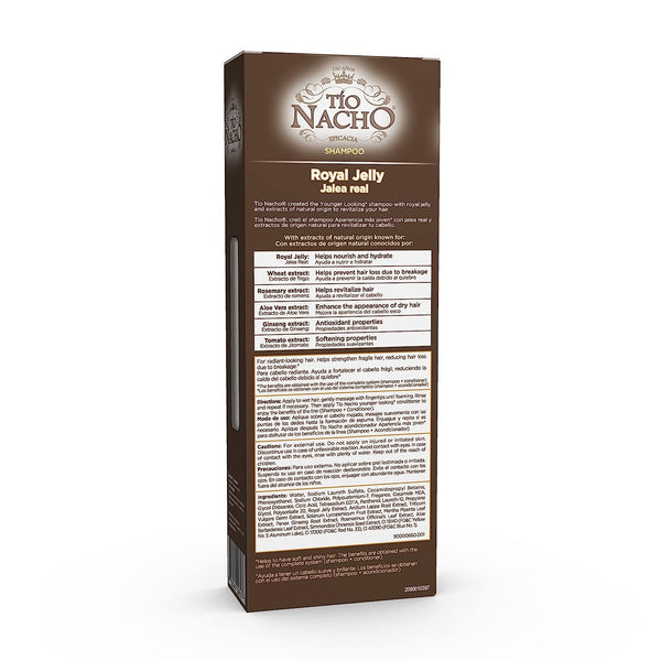 Tio Nacho Younger Looking Revitalizing Shampoo with Royal Jelly, 14 Ounces