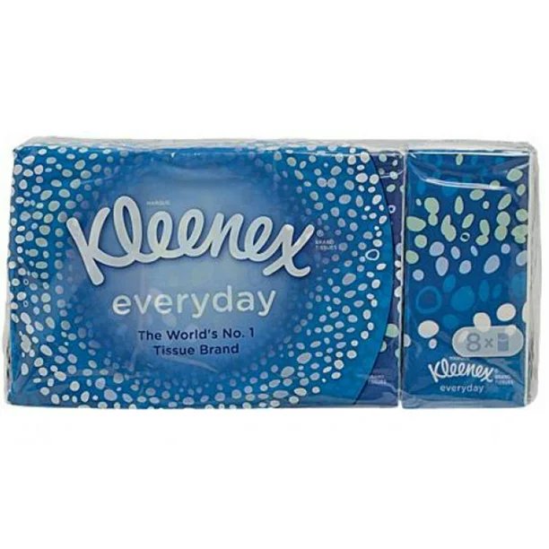 KLEENEX POCKET TISSUES 8 PACK PURSE SIZE KLEENEXT240
