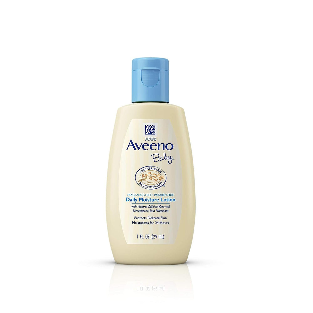 Aveeno Baby Daily Moisture Lotion, 1 Fluid Ounce/Expiry 07/2024