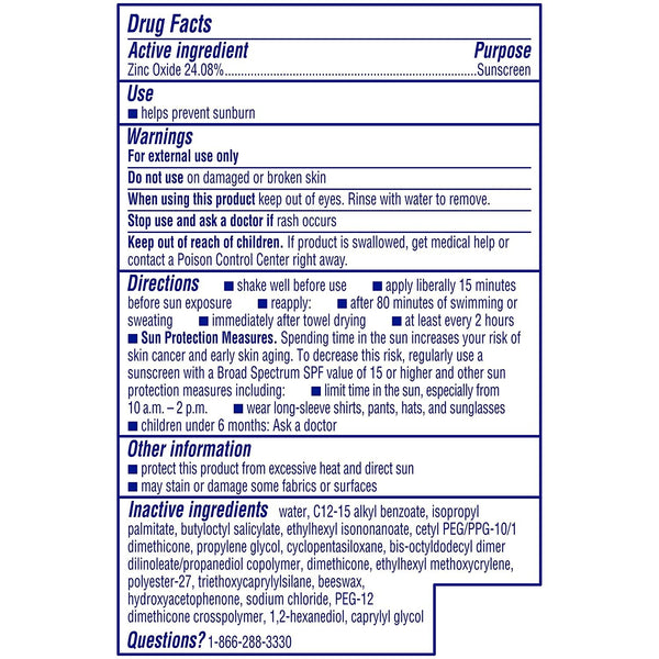 Coppertone SPORT Sunscreen Lotion SPF 50, Zinc Oxide Mineral Sunscreen, Water Resistant Body Sunscreen SPF 50, 5 Fl Oz Tube