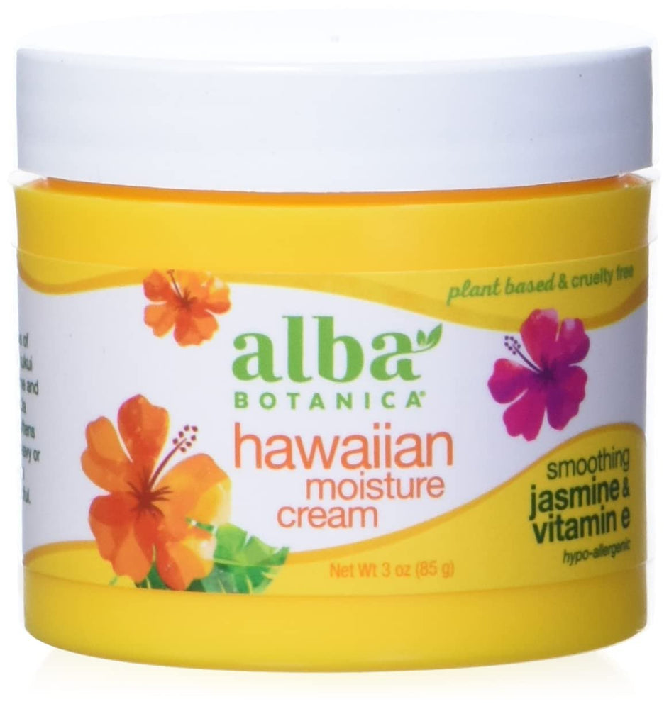 Alba Botanica, Cream Moisture Jasmine Vitamin E, 3 Ounce