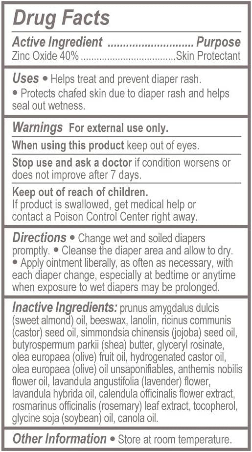 Burt's Bees Baby 100% Natural Origin Diaper Rash Ointment - 3 Ounces Tube