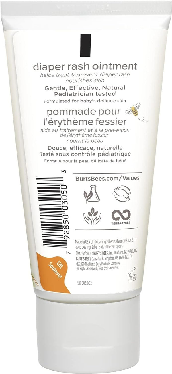 Burt's Bees Baby 100% Natural Origin Diaper Rash Ointment - 3 Ounces Tube