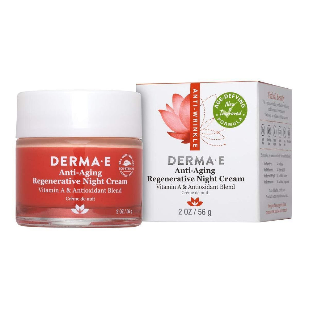DERMA E Anti-Aging Regenerative Night Cream, 2 oz