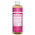 Dr. Bronner's - Pure-Castile Liquid Soap (Rose, 16 ounce) - Made with Organic Oils, 18-in-1 Uses: Face, Body, Hair, Laundry, Pets and Dishes, Concentrated, Vegan, Non-GMO