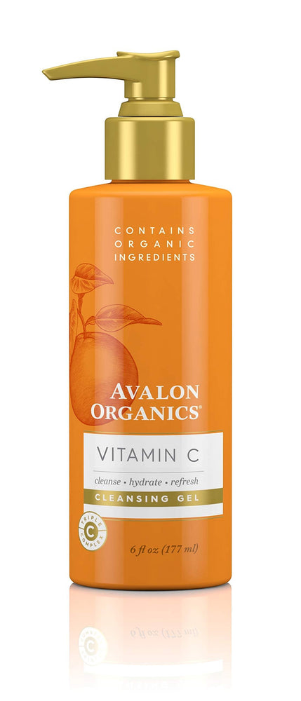 Avalon Organics Cleansing Gel with Vitamin C, 6 Oz