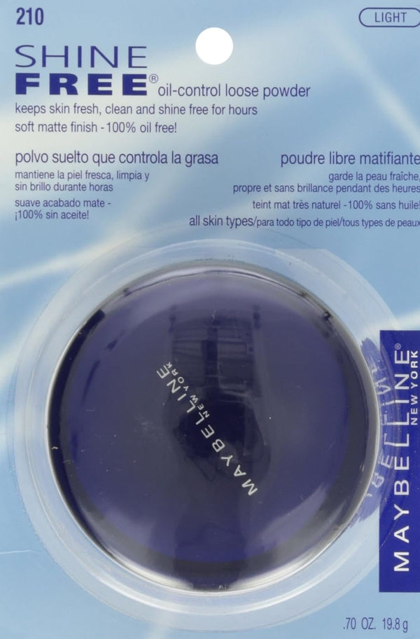 Maybelline Shine Free Oil Control Loose Powder, Light, 0.7 oz
