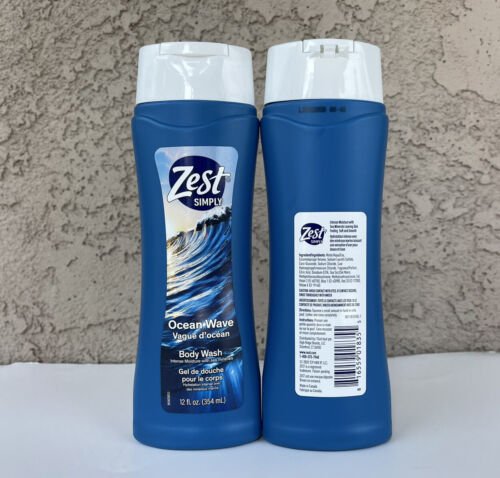 Zest Simply Body Wash in Ocean Wave, 12-oz