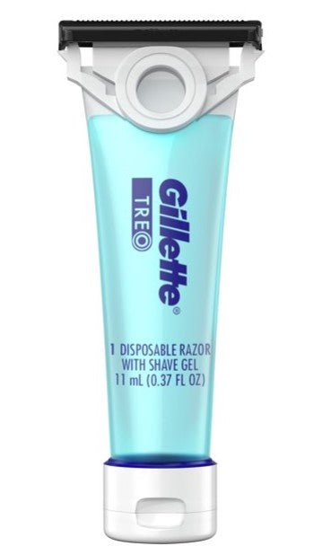 Gillette TREO Caregiver Razor with Built-in Shave Gel, 8 ct