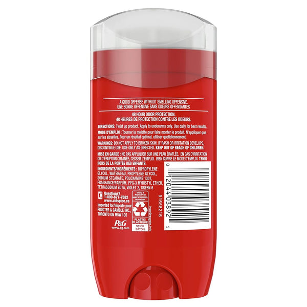 Old Spice High Endurance Deodorant, Pure Sport, 85g,(Imported from Canada)