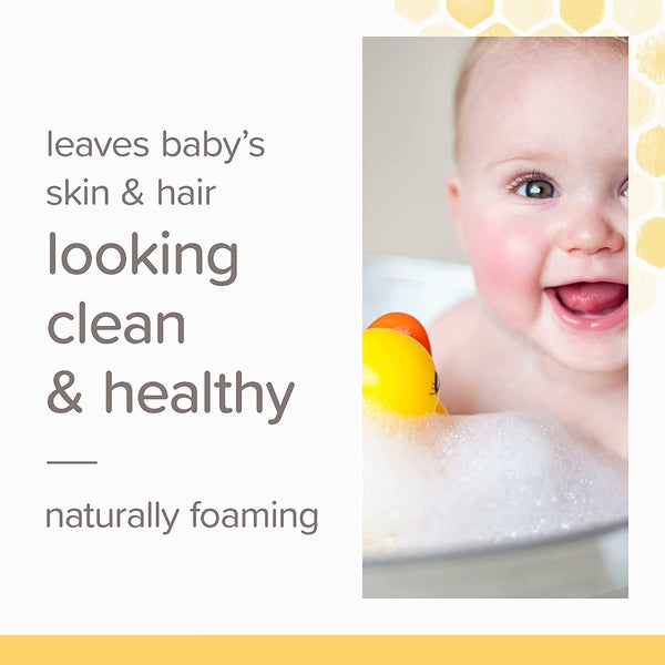 Baby Shampoo & Wash, Burt's Bees Tear Free Soap, Natural Baby Care, Original, 21 Ounce (Packaging May Vary)