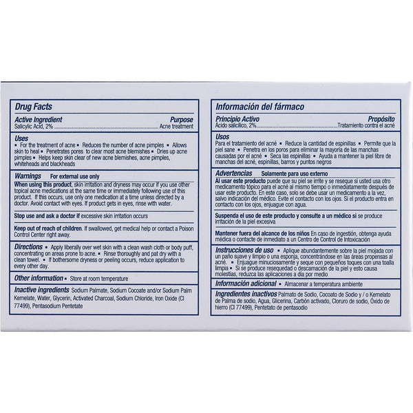 ASEPXIA with Activated Charcoal Purifying Effect Acne Treatment Bar Soap with Salicylic Acid, 4 Ounce