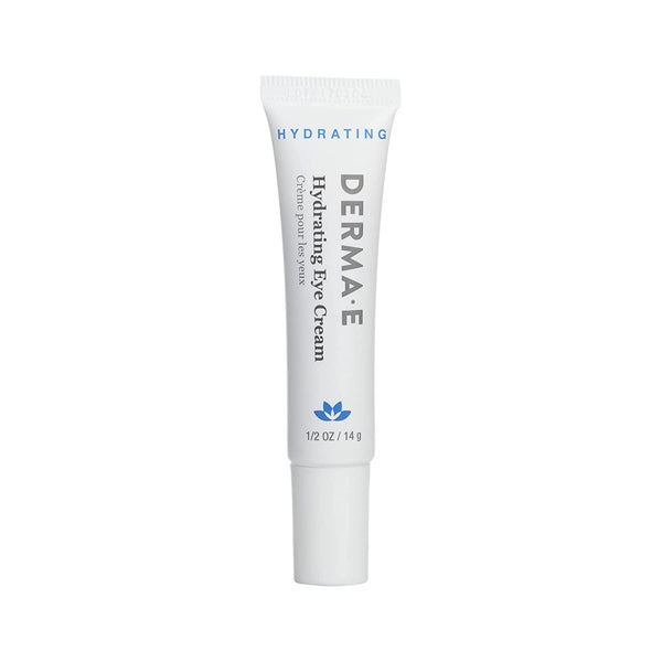 DERMA E Hydrating Eye Cream – Firming and Lifting Hyaluronic Acid Treatment - Under Eye and Upper Eyelid Cream Reduces Puffiness and Appearance of Fine Lines, 0.5 oz