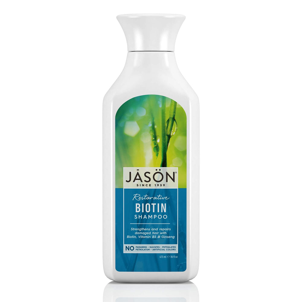 JASON Restorative Biotin Shampoo, 16 Ounce Bottle