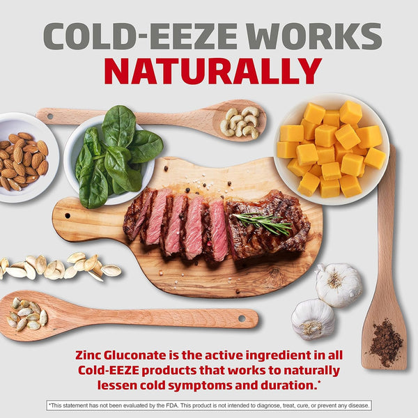 COLD-EEZE Plus Defense Natural Citrus with Elderberry Zinc Lozenges, Homeopathic Cold Remedy, Shortens Common Cold Symptoms, Promotes Immune Health with Sambucus Nigra, Echinacea and Rose Hips, 25 Ct