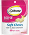 Caltrate Soft Chews 600 Plus D3 Calcium Vitamin D Supplement
