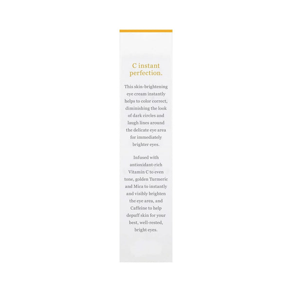 Derma E, Eye Cream Vitamin C Turmeric Caffeine, 0.5 Ounce