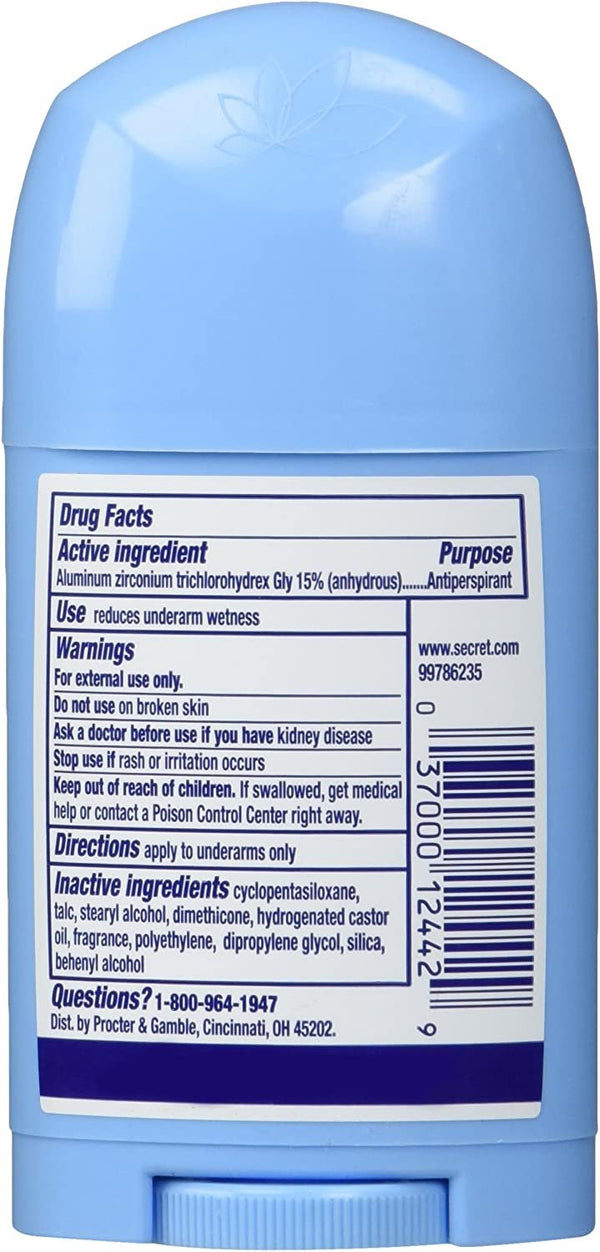 Secret Solid Antiperspirant and Deodorant Shower, Fresh Scent, 1.7 Ounce
