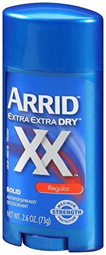 Arrid XX Regular Scent Extra Extra Dry Solid Anti-Perspirant Deodorant 2.6 oz