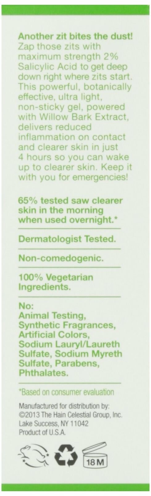 Alba Botanica Acnedote Maximum Strength Invisible Treatment Gel, 0.5 Ounce