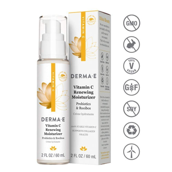 DERMA E Vitamin C Renewing Moisturizer – Brightening and Hydrating Facial