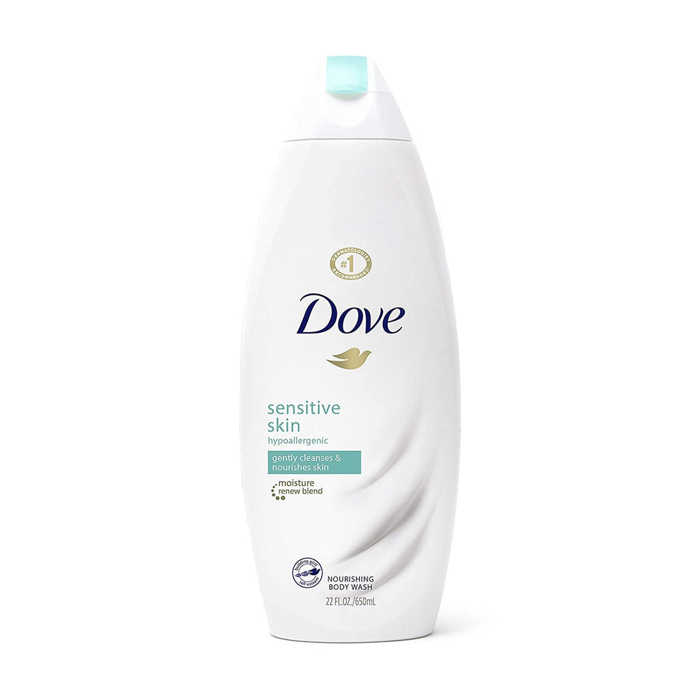 Dove Body Wash For Softer and Smoother Skin Sensitive Skin Hypoallergenic and Sulfate Free Body Wash 22 oz