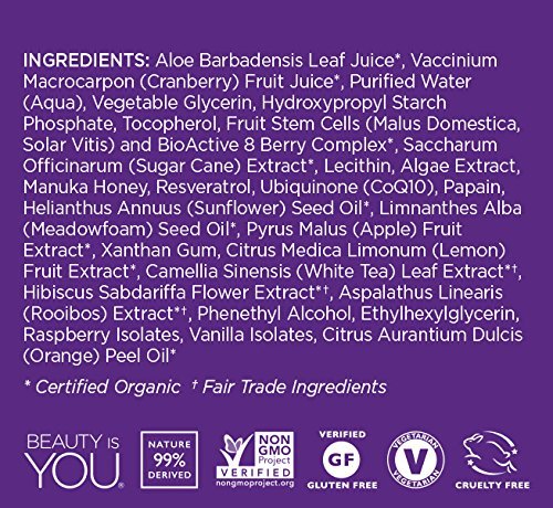 Andalou Naturals Bioactive 8 Berry Fruit Enzyme Mask, 1.7 Ounce