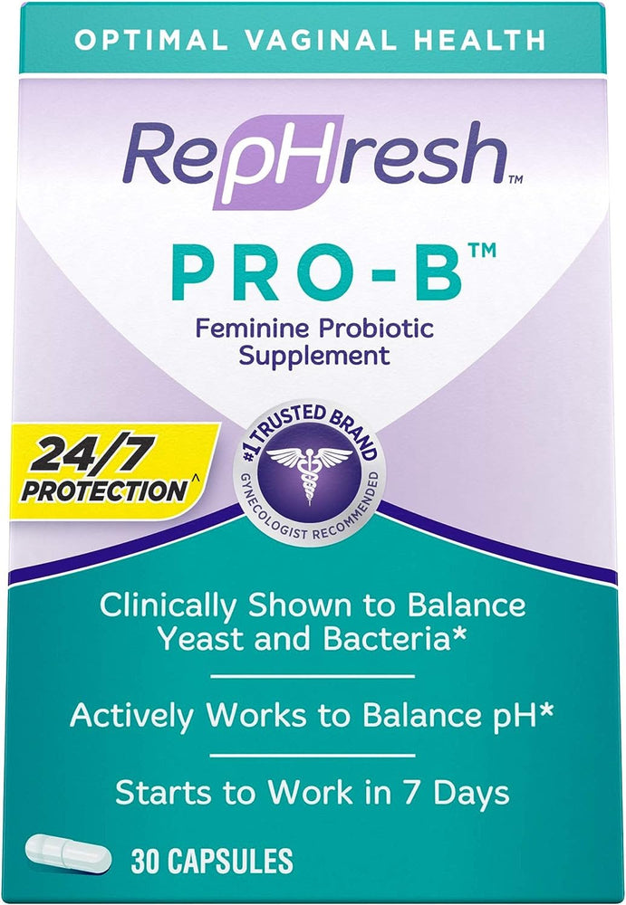 RepHresh Pro-B Probiotic Supplement for Women, 30 Oral Capsules