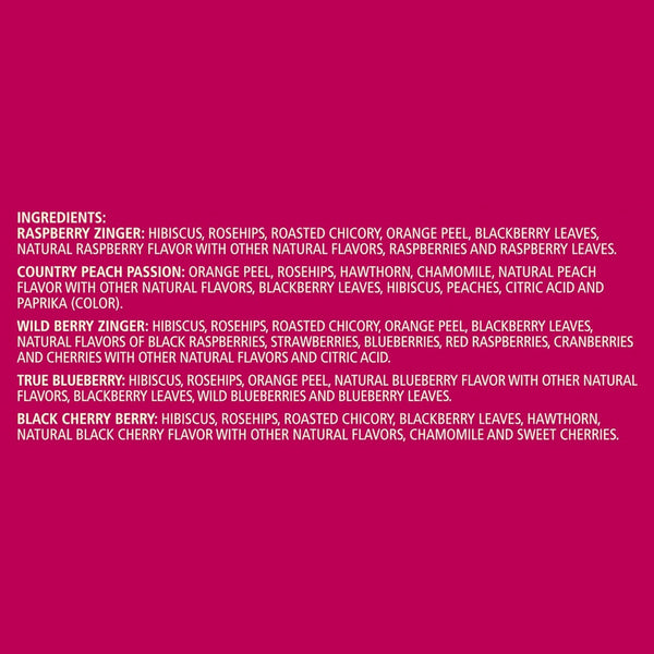 Celestial Seasonings Fruit Tea Sampler, 18 ct