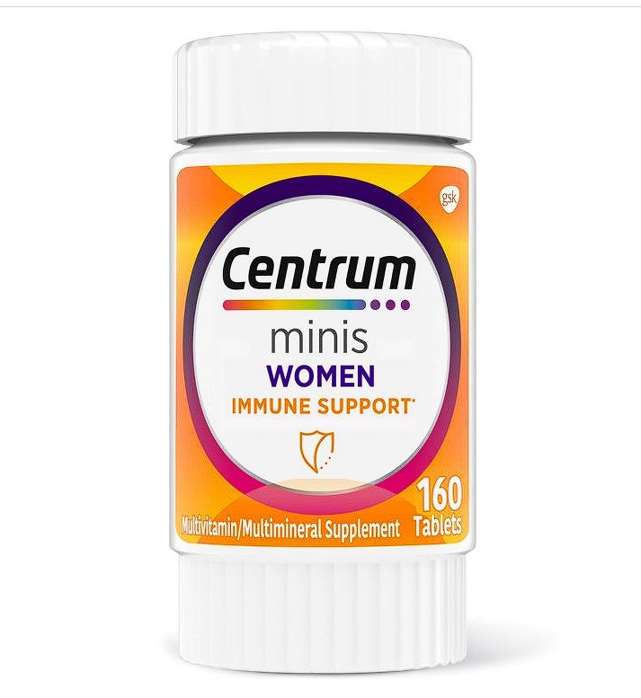 Centrum Minis + Immune Support Tablet for Women - 160ct/Expires 10/2024
