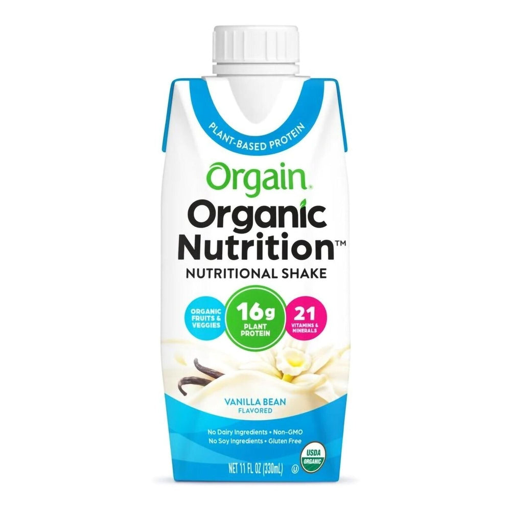 Orgain Organic Protein Shake Vanilla Bean, 11.0oz/Expires 01/2024