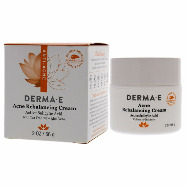 DERMA-E, Acne Rebalancing Cream Prevents Blemishes oz, 2 Ounce