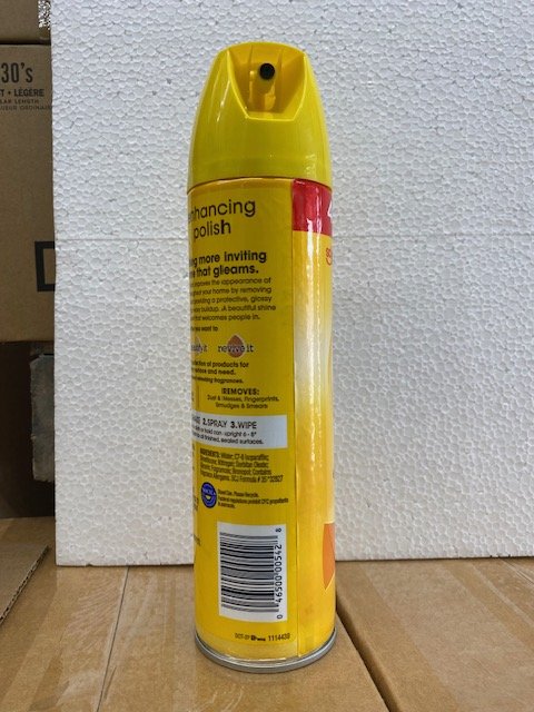 Pledge Enhancing Polish, Orange Scent, 14.2 oz