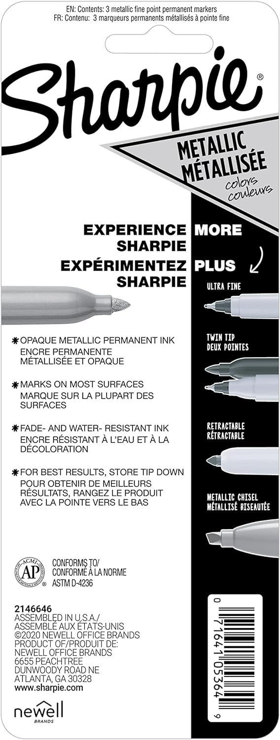 Sharpie Metallic Permanent Markers