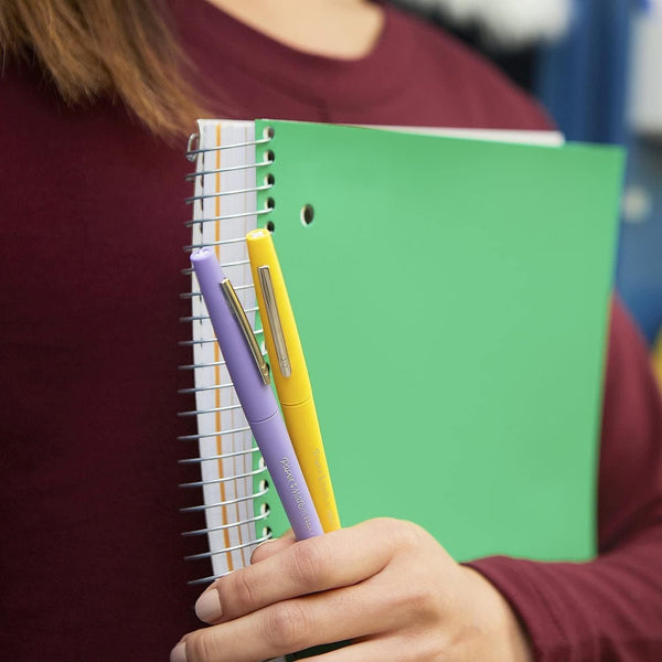 Paper Mate 8450152 Point Guard Flair Needle Tip Stick Pen, Purple Ink, 0.7Mm, Dozen