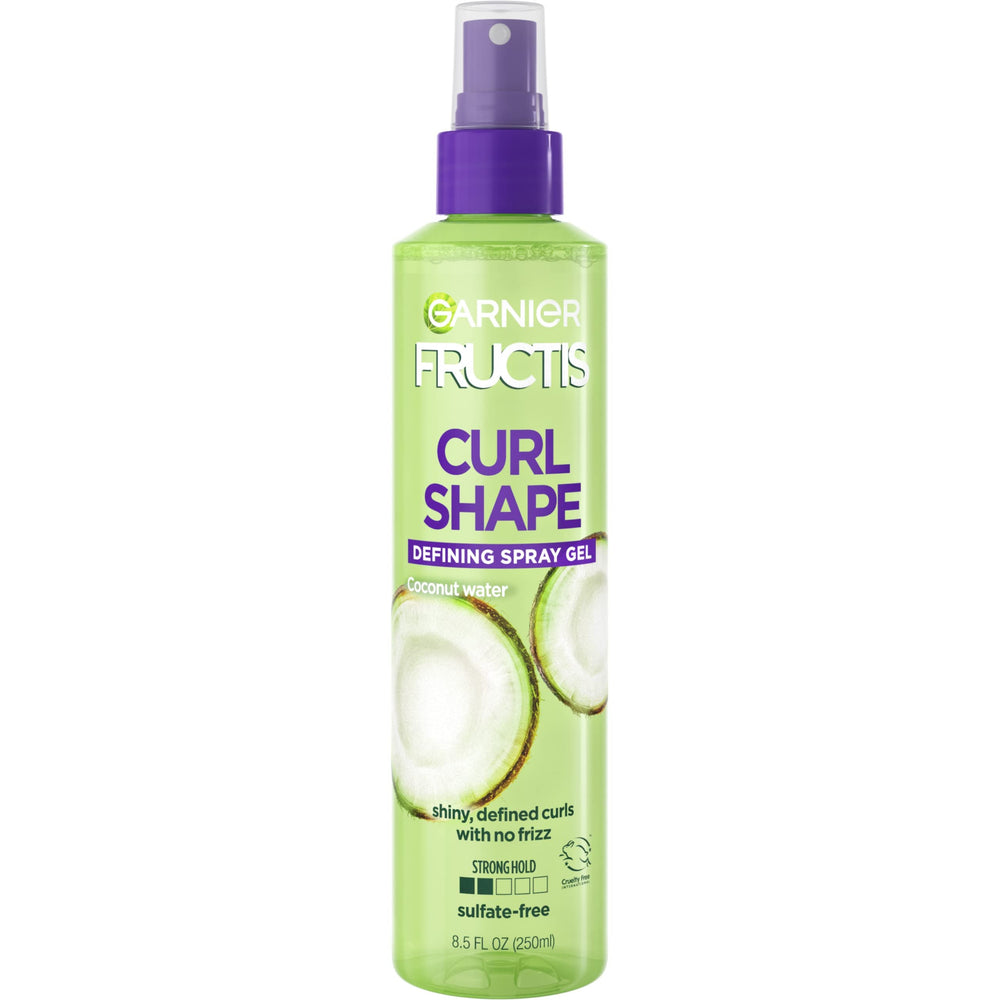 Garnier Fructis Style Curl Shape Defining Spray Gel, Curly Hair, 8.5 Fl Oz