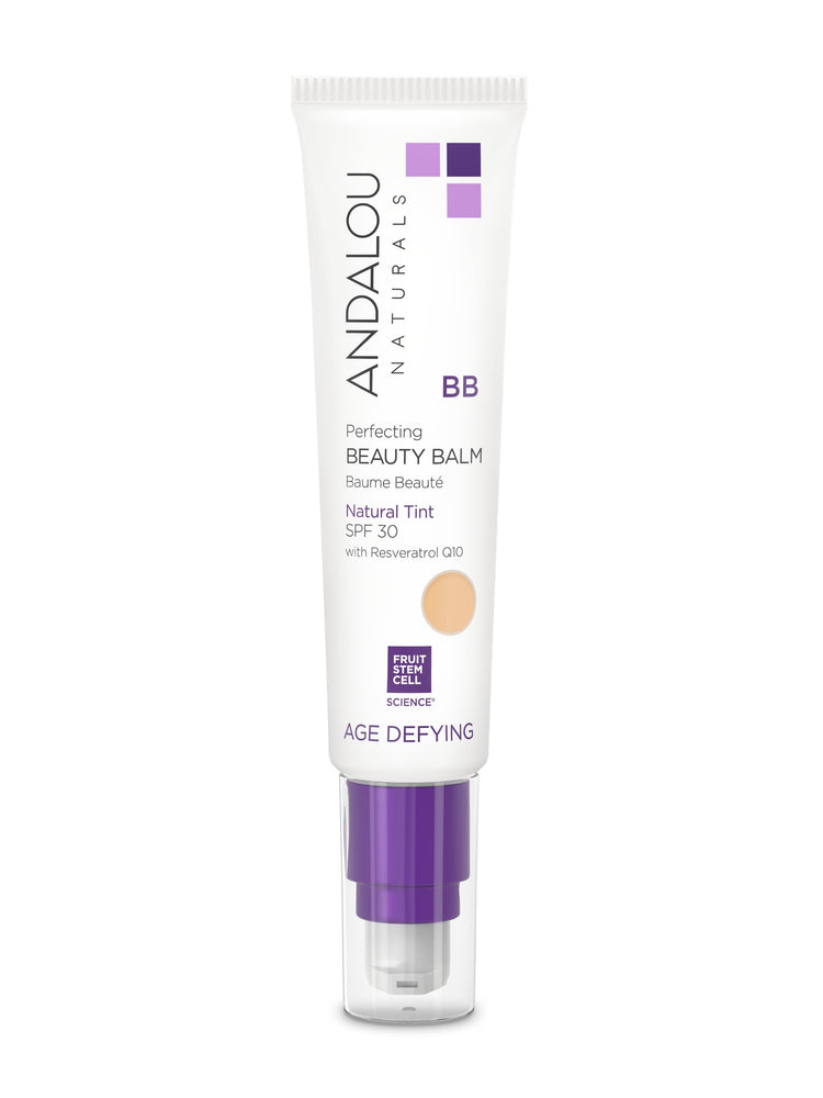 BB Perfecting Beauty Balm, Age Defying, SPF 30, Natural Tint, 2 fl oz (58 ml), Andalou Naturals