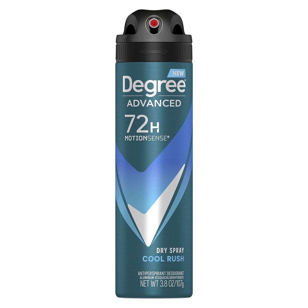 Degree Men Antiperspirant Deodorant Dry Spray Rush for With MotionSense Technology 3.8 oz