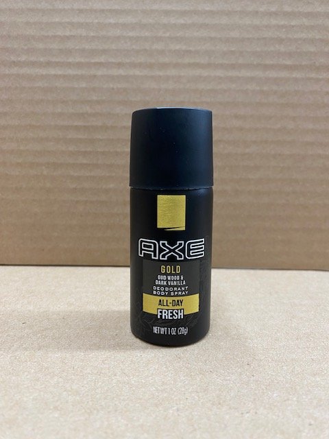AXE Deodorant Body Spray Gold Oud Wood & Dark Vanilla Fresh 1 Oz