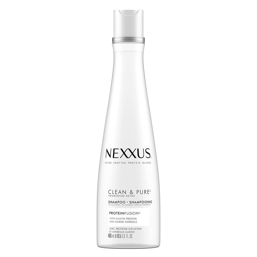 Nexxus Clean and Pure Clarifying Shampoo With ProteinFusion, For Nourished Hair Paraben-Free 13.5 oz