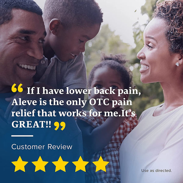 ALEVE Back and Muscle Pain Tablets 50CT-Expires 10/2023